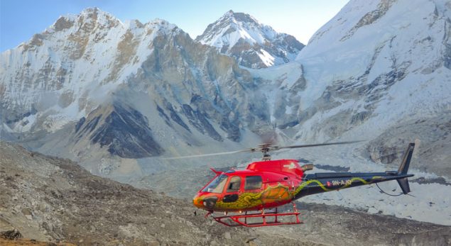  nepal everest base camp heli trek 