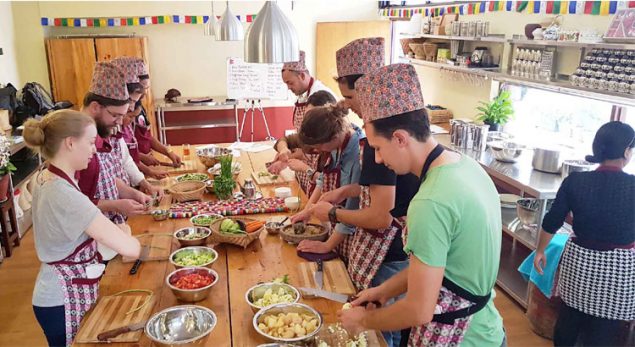  Nepali cooking course training 